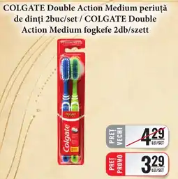 CBA Colgate double action medium periua de dinți Ofertă