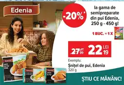 Carrefour Edenia semipreparate din pui Ofertă