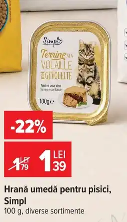 Carrefour Market Simpl hrană umedă pentru pisici Ofertă