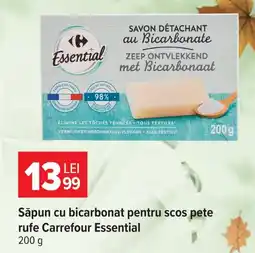 Carrefour Săpun cu bicarbonat pentru scos pete rufe Carrefour Essential Ofertă