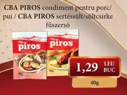 CBA Cba piros condiment pentru porc/pui Ofertă
