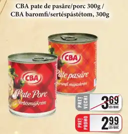 CBA Cba pate de pasare/porc Ofertă