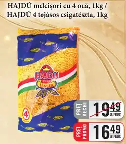 CBA Hajdu melcișori cu 4 ouă Ofertă