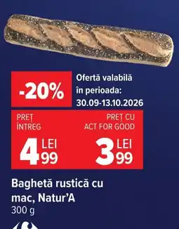 Carrefour Natur'A baghetă rustică Ofertă