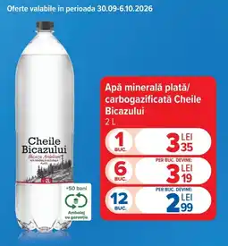 Carrefour Apă minerală plată carbogazificată Cheile Bicazului Ofertă
