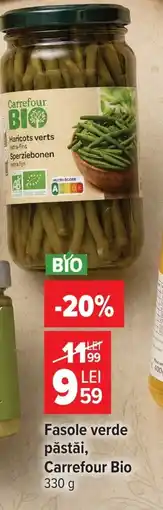 Carrefour Carrefour Bio fasole verde păstăi Ofertă