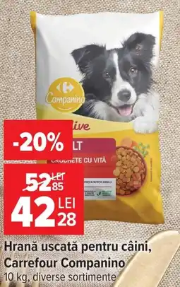 Carrefour Carrefour Companino hrană uscată pentru câini Ofertă