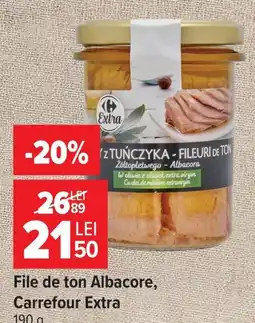 Carrefour Carrefour Extra file de ton Albacore Ofertă