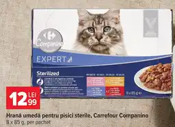 Carrefour Carrefour Companino hrană umedă pentru pisici sterile Ofertă