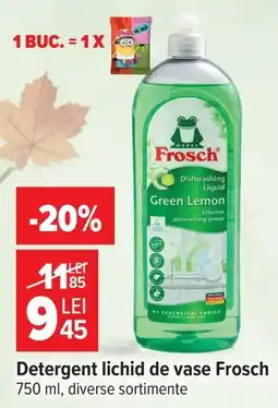 Carrefour Detergent lichid de vase Frosch Ofertă