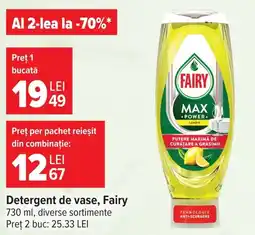 Carrefour Fairy detergent de vase Ofertă