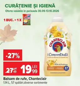 Carrefour Market Chanteclair balsam de rufe Ofertă