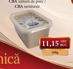 CBA CBA untură de porc Ofertă