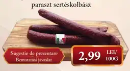 CBA paraszt sertéskolbász Ofertă