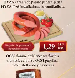 CBA Hyza carnați de pasăre pentru gătit Ofertă