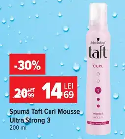 Carrefour Taft curl mousse Ofertă