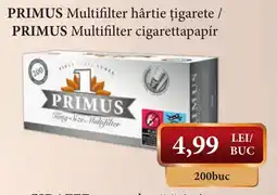 CBA Primus multifilter hârtie țigarete Ofertă