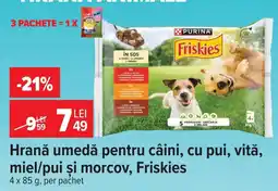 Carrefour Friskies hrană umedă pentru câini Ofertă