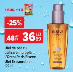 Carrefour L'oreal paris elseve ulei extraordinar Ofertă