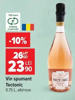 Carrefour Tectonic vin spumant Ofertă