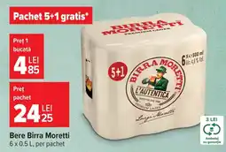 Carrefour Birra Moretti Ofertă