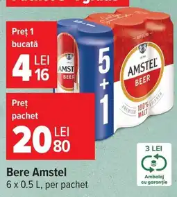 Carrefour Bere Amstel Ofertă