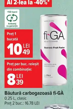 Carrefour fi-ga bautura carbogazoasa Ofertă