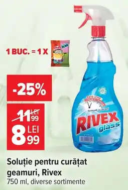 Carrefour Rivex soluție pentru curățat geamuri Ofertă