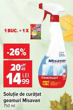Carrefour Misavan soluție de curățat geamuri Ofertă