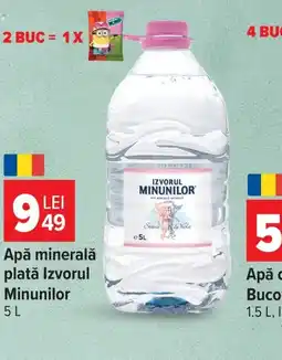 Carrefour Market Izvorul Minunilor Apă Minerală Naturală Ofertă