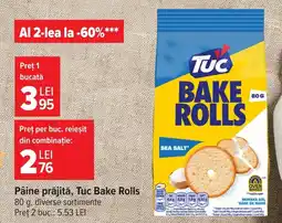 Carrefour Pâine prăjită, Tuc Bake Rolls Ofertă