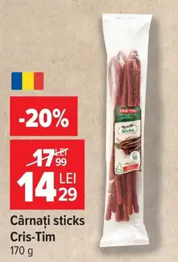 Carrefour Cârnați sticks Cris-Tim Ofertă