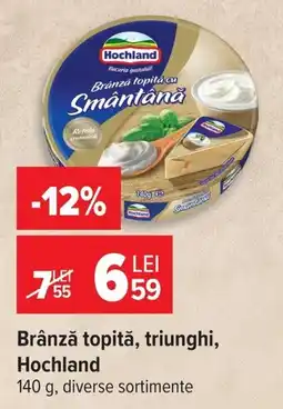 Carrefour Brânză topită, triunghi, Hochland Ofertă