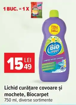 Carrefour Biocarpet lichid curățare covoare și mochete Ofertă