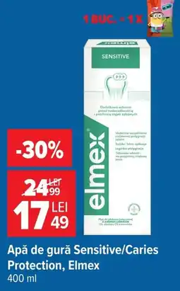 Carrefour Market Elmex Apă de gură Sensitive/Caries Protection Ofertă