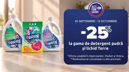 Carrefour Torre detergent pudră și lichid Ofertă