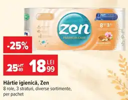 Carrefour Hârtie igienică Zen Ofertă