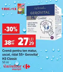 Carrefour Market Gerovital H3 Classic Ofertă