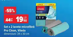 Carrefour Vileda lavete microfibră Ofertă