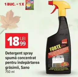 Carrefour Market Sano detergent spray spumă concentrat Ofertă
