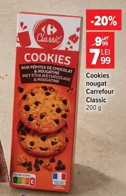 Carrefour Market Cookies nougat Carrefour Classic Ofertă