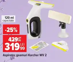 Carrefour Aspirator geamuri Karcher WV 2 Ofertă