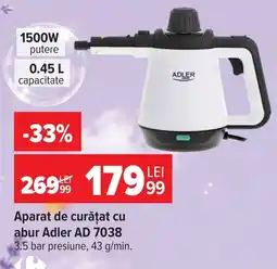 Carrefour Adler aparat de curățat cu abur ad 7038 Ofertă