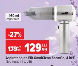 Carrefour Elit aspirator auto OmniClean ZoomGo Ofertă