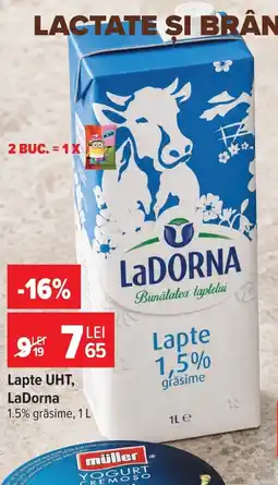 Carrefour Market LaDorna Lapte 1,5% grăsime Ofertă