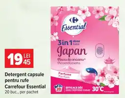 Carrefour Market Carrefour Essential Detergent capsule pentru rufe Ofertă
