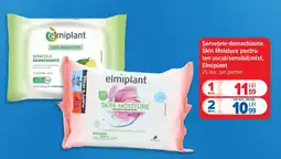 Carrefour Market Şerveţele demachiante Skin Moisture pentru ten uscat/sensibil/mixt, Elmiplant Ofertă