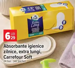 Carrefour Market Carrefour Soft absorbante igienice zilnice, extra lungi Ofertă