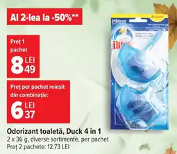Carrefour Market Duck odorizant toaletă 4 in 1 Ofertă