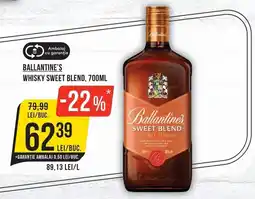 Mega Image Ballantine's whisky sweet blend Ofertă